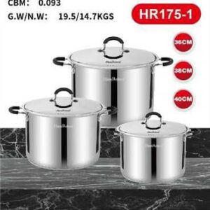 HausRoland Large Capacity Stock Pot Set of 3